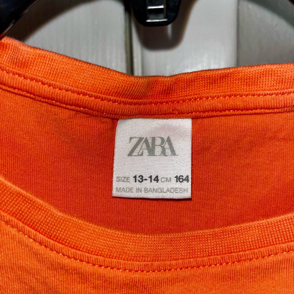 Zara Vibrant Orange Tee